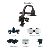 Nouvelles loupes binoculaires chirurgicales dentaires avec éclairage LED, loupe médicale portable pour examen ORL et opérations