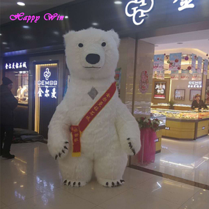 3 M Màu Nâu Và Trắng Inflatable Trang Phục Đi Bộ Linh Vật Polar Bear Costume - Product Image 4