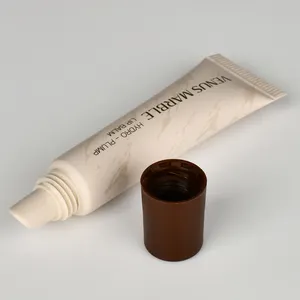 Tube d'emballage d'amorce de 7ml avec tube en plastique de marbre vénus de sérigraphie cosmétique de tête de lèvre