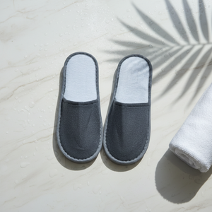 Pantuflas <span class=keywords><strong>de</strong></span> Hotel con Logotipo Bordado, <span class=keywords><strong>de</strong></span> Lujo, <span class=keywords><strong>de</strong></span> Terciopelo, Suaves, Premium, para Uso en Resorts y Cruceros, Personalizadas - Product Image 1
