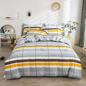 Duvet Cover Queen Bedding <strong>Sets</strong> Cotton Orange <strong>Gray</strong> <strong>Comforter</strong> Cover <strong>Cream</strong> White Printed Duvet Cover <strong>Sets</strong> - Product Image 3