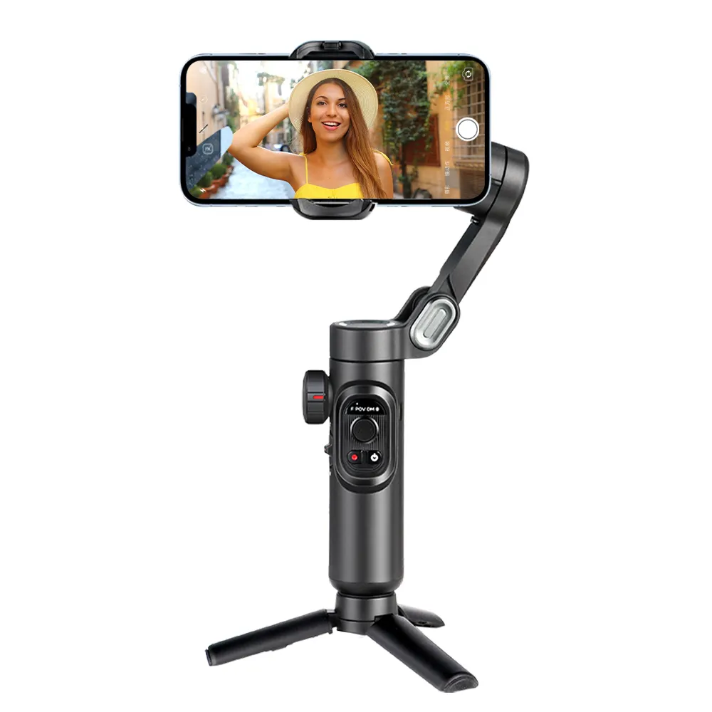 Aochuan xe מקורי 3 ציר gimbal מצלמה גימבל מייצב חצובה פנים מעקב סלפי מקל גימבל מייצב