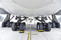 Cales de roue d'avion robustes Corde de connexion en caoutchouc Bouchon de roue d'avion portable