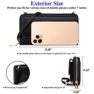 <span class=keywords><strong>Borse</strong></span> per telefono a tracolla da donna in vera pelle spaccata di moda borsa a tracolla a tracolla borsa per cellulare borsa per cellulare - Product Image 3