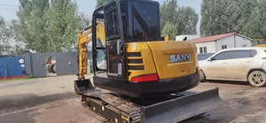 Excelente Excavadora Sany60 Usada, Modelo 2022, Maquinaria Pesada para Construcción, Motor, Bomba de Engranajes, Pocas Horas de Uso, Peso Operativo de 6000 kg - Product Image 6