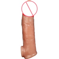 Penishülle zur Vergrößerung und Verdickung, Silikon-Hühnerförmiges Sexspielzeug mit Verzögerungsfunktion als Erwachsenenspielzeug