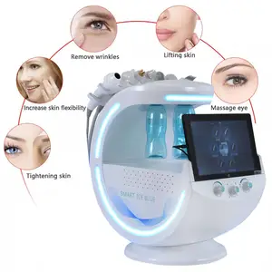 2023 Gesichts pflege 7 In 1 Smart Ice Blue Sauerstoffs trahl Gesichts behandlung Rf Aqua Aquasure Derma brasion Gesichts behandlungen Skin Analyz Machine