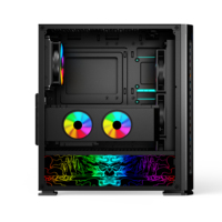 Caja pc gaming Eatx/Atx Pc avec ventilateur coloré ARGB Board pre-construit ordinateur de jeu boîtier