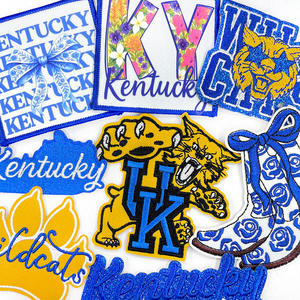 For 8 Styles Printed Embroidered Polyester Cloth Patch Small Size for Shoes Hats <strong>Clothes</strong> in Stock - Product Image 4