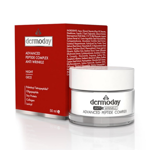 Crème de nuit Dermoday Anti-rides Complexe Peptidique 50ml Beurre de Karité Caféine Acide Hyaluronique Traitement Réparateur Anti-âge - Product Image 2