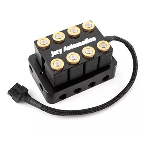 Vanne de distribution pneumatique Jery Automation, taille de port 1/4 po, commande électromagnétique pour systèmes de suspension pneumatique - Product Image 1
