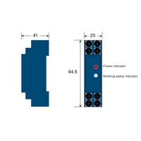 Convertidor RS485 de 2 hilos y 3 hilos para PT100, Módulo ADC RTD, Transmisor de Temperatura Modbus, Sensor, Módulo de Adquisición de Datos OEM 0.2