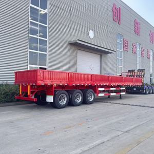 Semi-remorque à ridelles latérales Tongyada 3 essieux de haute qualité pour marchandises en vrac et acier, capacité de charge <5000 kg, avec freins, à vendre - Product Image 1