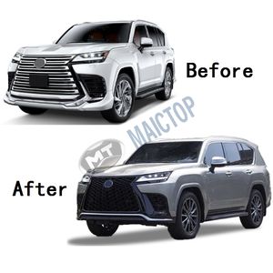 Maictop 2022 LX LX600 Auto Parts F-Sport Bodykit Facelift Upgrade Parachoques delantero de plástico Parrilla de labios Parrillas - Product Image 2
