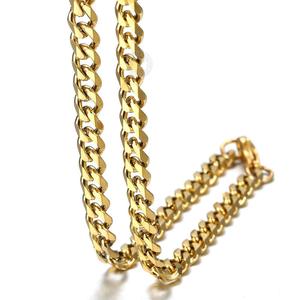 3-7Mm Cuba Chuỗi Vòng Cổ Cho Nam Giới Phụ Nữ Bạc Màu Thép Không Gỉ Miami Lề Đường Liên Kết Choker Dropshipping Đồ Trang Sức - Product Image 1