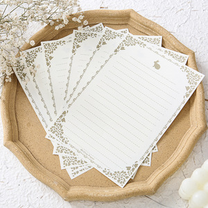 Set di Buste e Carta da Lettere Retrò A4 in Stile Europeo, Carta Patinata con Stampa a Caldo per Lettere d'Amore <span class=keywords><strong>Scritte</strong></span> a Mano - Product Image 5