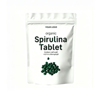 Compléments de santé personnalisés OEM pour renforcer l'immunité, poudre de spiruline pure, 60% en vrac, fournie par une usine GMP, en fût.