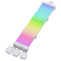 SNOWMAN ARGB Strip Cable de extensión Desktop PC Accesorios Tarjeta gráfica PCI-E 5,0 12 + 4 Pin ARGB Lighting Cable de alimentación