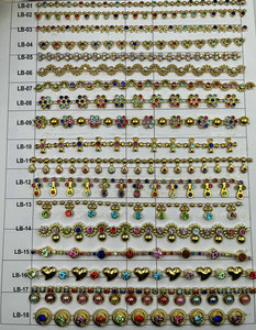 SS6-SS16 đa màu sắc pha lê AB nhựa Dải Rhinestone Dải bán buôn - Product Image 4