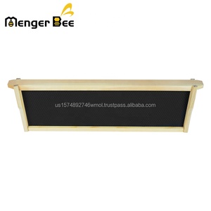 New Beekeeping Beehive Wooden Frames with Black Plastic Medium Beeswax <b>Foundation</b> New Zealand Pine - Product Image 5