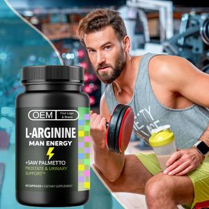 L Arginina Cápsulas Aminoácido Deporte Suplemento OEM Etiqueta Privada Disponible - Product Image 2