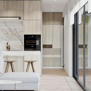 Maison conteneur plate maison modulaire cadre en acier californie montage facile maison préfabriquée panneau mural en wpc - Product Image 4