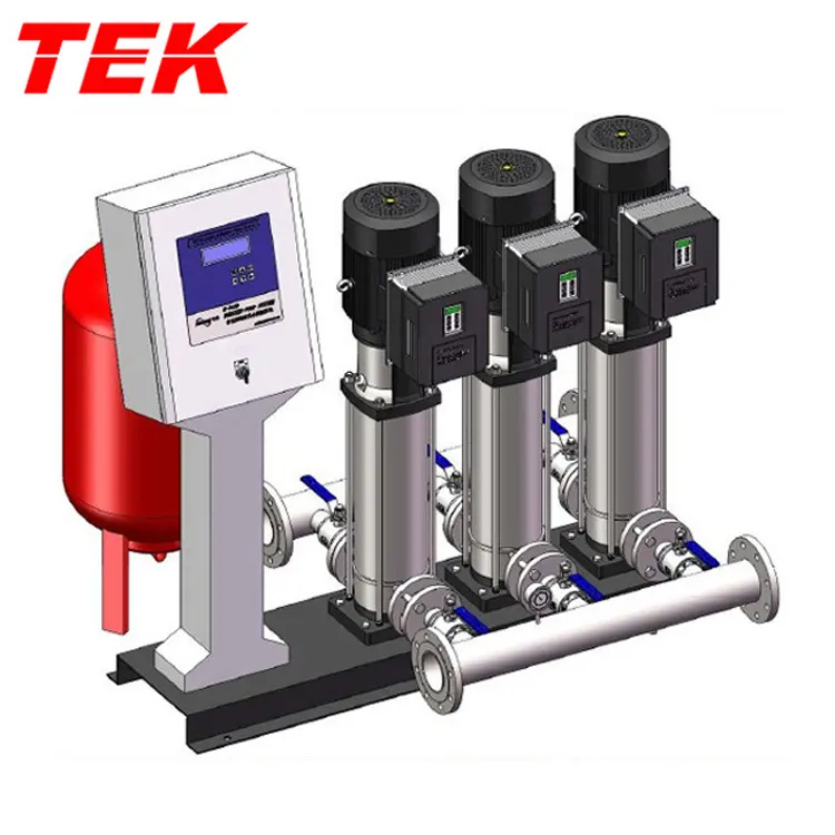 IQ-3CDL150-6 IQ-3CDLF150-6 IQ-3DRL150-6 3-pump Vertical Multistage Stainless Steel Drinking Water Pump Booster System OEM