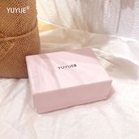 Boîte cadeau personnalisée pour bijoux avec finition en papier texturé pour emballage de collier, bague, boucles d'oreilles, fournisseur en gros