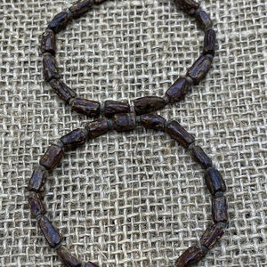 Pulsera de Cuentas de Madera Natural Hecha a Mano, Cuentas Redondas de Madera, Pulsera Elástica, Joyería Espiritual para Yoga y Meditación - Product Image 1