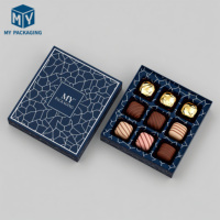Boîte à bonbons en chocolat macaron, petite, écologique, en papier kraft, emballage personnalisé avec logo, boîte pliable en carton pour desserts sucrés