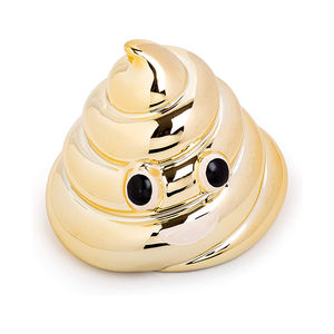 Hucha de cerámica con diseño de caca de oro - Product Image 2