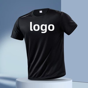 Logo personalizzato 150 grammo Super morbido Spandex/poliestere tessuto a maglia multicolore stampa <span class=keywords><strong>Slim</strong></span> <span class=keywords><strong>Fit</strong></span> serigrafia da <span class=keywords><strong>uomo</strong></span> sportivo - Product Image 1