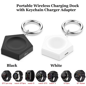 Base de carga inalámbrica con adaptador de cargador de reloj de llavero para <span class=keywords><strong>Huawei</strong></span> <span class=keywords><strong>Watch</strong></span> GT5/ GT4/ <span class=keywords><strong>GT3</strong></span>/ Ultimate / GT <span class=keywords><strong>Runner</strong></span> - Product Image 2