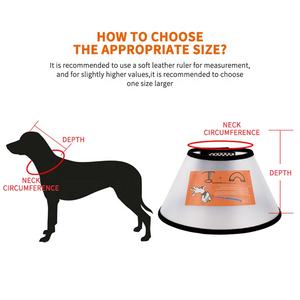 <span class=keywords><strong>Collar</strong></span> de plástico antiarañazos para mascotas al por mayor, cono ajustable para perros, Círculo de recuperación para mascotas, <span class=keywords><strong>collar</strong></span> isabelino para mascotas - Product Image 5