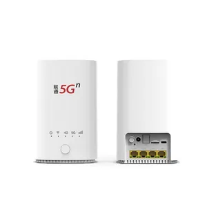 يونيكوم VN007 + 5G CPE جهاز توجيه ببطاقة SIM 64 مستخدمين واي فاي شرائح 2.3 جيجابايت الذكية شبكة لاسلكية عالية السرعة الموجهات