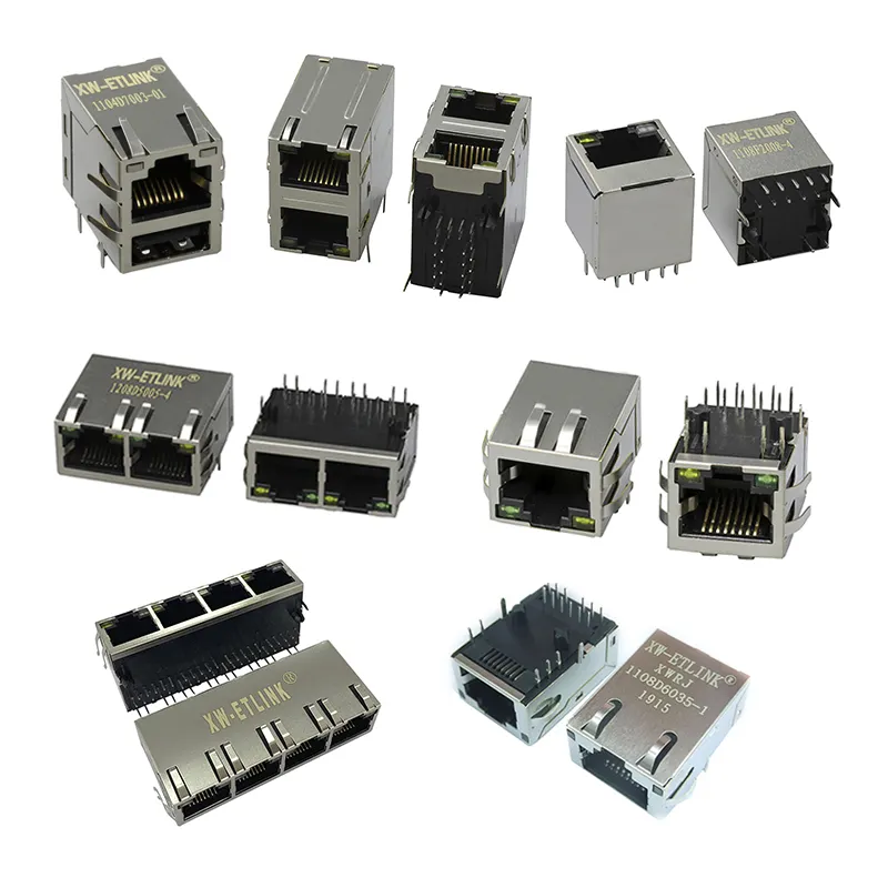 Rj45 מחבר rj45 rj45 מודולרי שקע lan sfp מחבר usb3.0 2.0 מחבר מסוף PCB בלוק מסוף מחבר