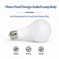 Ampoule LED en forme de A, culot B22/E27, AC 85-265V, multi-puissance, éclairage résidentiel et professionnel, certifiée CCC, 6500K, vente en gros