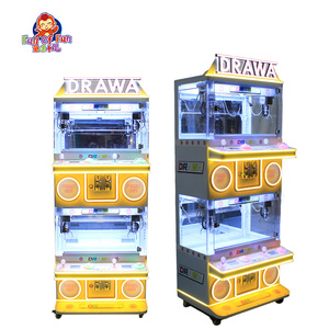 Máquina de garras <span class=keywords><strong>mini</strong></span> para 4 jugadores, operada con monedas, doble capa, juego de arcade expendedora de muñecas - Product Image 2