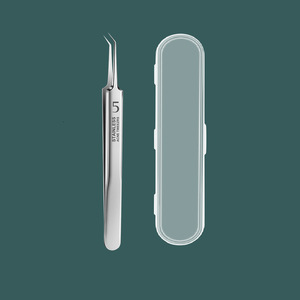 Stainless Steel Acne Needle Acne <b>Clip</b> Cell <b>Clip</b> Double Headed Acne and Blackhead Removal Needle Beauty <b>Tool</b> Set - Product Image 5