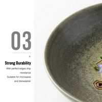 Bol à ramen de haute qualité en porcelaine japonaise, écologique, compatible lave-vaisselle