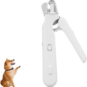 Cortauñas Eléctrico <span class=keywords><strong>3</strong></span> en 1 con Luz LED para Detección de Vascularización para Perros y Gatos, Manicura Automática - Product Image 2