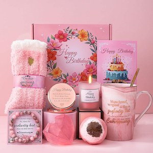Nuovo Cesto Regalo per il <span class=keywords><strong>10</strong></span>° Compleanno delle Ragazze - Lussuoso e Raffinato Set Regalo con Stampa Digitale, Unico e Carino per Figlia, Migliore Amica, Nipote - Product Image 4