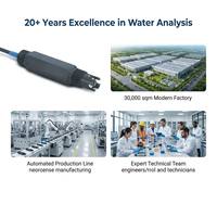 Sensor PH/ORP Digital Diferensial Kinerja Tinggi PHD dengan Bodi PEEK/Ryton, Preamplifier Terintegrasi, Rentang pH 0.0-14.0