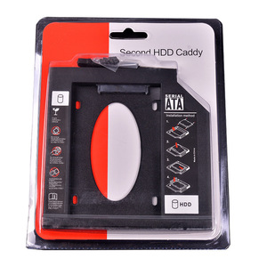 Second Hdd Caddy 2.5 Inch Sata3 Plastic <b>Optical</b> <b>Drive</b> Bay Mount For Laptop - Product Image 1