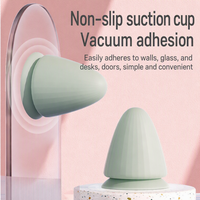 Balle de massage en silicone en forme d'arachide avec ventouse pour la relaxation musculaire des fascias, pour les pieds, le dos, la taille, le fitness, vente en gros