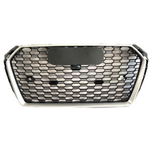 Griglia Anteriore in Fibra di Carbonio RS4 Sostitutiva per Auto Nero Lucido Cromato Griglia Anteriore in Fibra di Carbonio per <span class=keywords><strong>Audi</strong></span> <span class=keywords><strong>A4</strong></span> B9 2016 2017 <span class=keywords><strong>2018</strong></span> - Product Image 4
