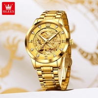Montre unisexe automatique mécanique à aiguilles lumineuses, livraison directe, luxe haut de gamme, acier inoxydable, Hangzhou 42mm 20mm, fermoir papillon