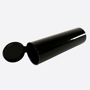 Tubo preenrollado extra ancho de 98mm, negro brillante, resistente a los niños, con apertura Pop-top, apto para alimentos, sin BPA - Product Image 5