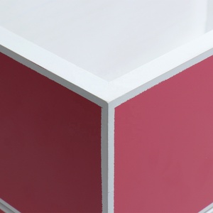 Arcae Librorum Reponendae Armaria Reponenda Libere Combinabiles Designatio Simplex Caja de Almacenamiento de Madera - Product Image 6