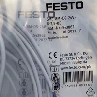 Sensor de Proximidad Original FESTO SME-8M-DS-24V-K-5.0-0E 543863, Interruptor Magnético, Interruptor de Inducción Magnética para Cilindro